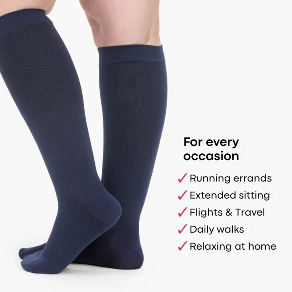 Classics - Wide Compression Socks For Pain Relief