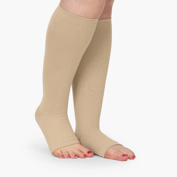 New! Everstride® Wide Fit Compression Socks For Pain Relief (Toeless)