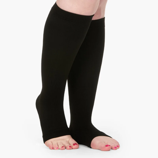 New! Everstride® Wide Fit Compression Socks For Pain Relief (Toeless)